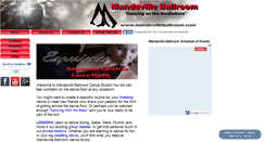 Desktop Screenshot of mandevilleballroom.com